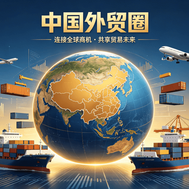 宽脉·外贸行业大圈 logo